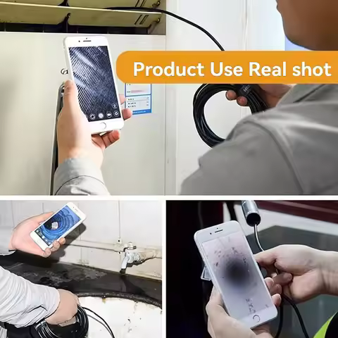 Type-c Android Endoscope Camera 7.0mm Hard Cable PC Android Phone Endoscope Pipe Type C Borescope In