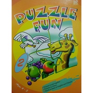Bilingual Puzzle Fun coloring book Import for kids
