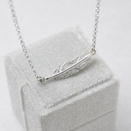 羽毛 | 立體項鍊 925純銀 K金 立體 情人禮物 手工銀飾