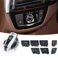 Car Interior Headlight Switch Knob Button Cover Repair For BMW 5 7 Series 6GT X3 X4 X3M X4M M5 G30 G