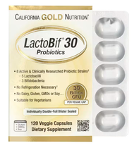 腸道益生菌300億120粒獨立包裝膠囊 美國LactoBif®獨家配方- - 平行進口 - 最佳日期：2027.12