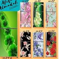 ● 2-door Refrigerator Sticker Floral Print A5 - 2-door jumbo ➷