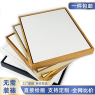 No-Frame Oil Painting Frame with Canvas Simple Frame Acrylic Texture Frame Narrow Edge Inner Frame w