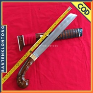 BANTEN KLONTONG golok tarisi jasinga chengliem baja per asli super tajam full kayu kiareng
