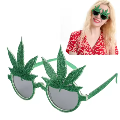 1pc, St. Patrick's Day Glasses, Decorative Shamrock Green Glasses, St. Patrick's Costume Dress Up, P