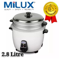 Milux MRC-2128 Electric Rice Cooker 2.8 Litre With Steamer MRC2128