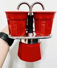 Bialetti Set Mini Express Colour摩卡壺 (2cups/Red)