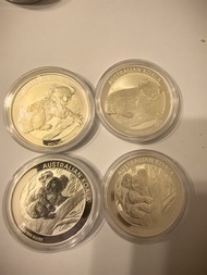 澳洲袋鼠銀幣1安盎司2枚