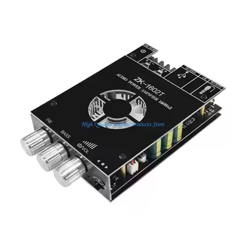 U2JE DIY ZK-1602T Bluetoothcompatible5.0 Digital Power Amplifier Module TDA7498E