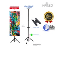 Tripod Banner Bunting Display Stand T Bunting Banner Double Sided For Standard 6ft x 2ft