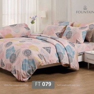 FOUNTAIN  ชุดผ้าปูที่นอน ขนาด 6 ฟุต (5 ชิ้น) ไม่รวมผ้านวม (ของแท้ 100%) รหัส FT079