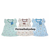 CAINITO (3 PCS) elfira baby Dress with full print motif_cute baby Dress with short sleeves, size SML