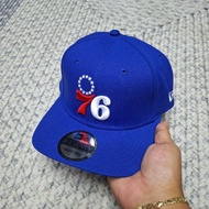BLUE PHILADELPHIA 76ERS NBA TEAM 9SEVENTY SNAPBACK CAP/HAT BY NEW ERA