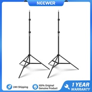 NEEWER 2-Pack 7ft/210cm Aluminum Light Stand – For Photography/Video Lighting, Soft Boxes, Reflector
