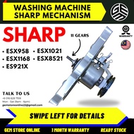 ESX958 / ESX1168 / ES921X / ESX1021 / ESX8521 SHARP Washing Machine Mechanism / Gearbox Mesin Basuh 
