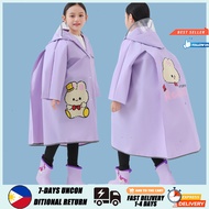 Cartoon Rain Coat Foldable Waterproof Rain Coat For Kids EVA RainCoat Non-Disposable Rainsuit