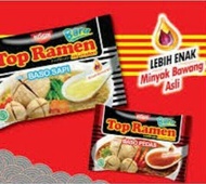 mie top ramen rasa bakso pedas/bakso sapi