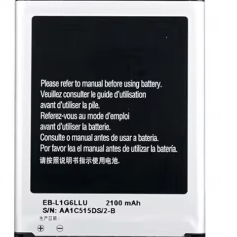 EB-L1G6LLU Replace Battery for Samsung Galaxy S3 III S 3 I9300 I9308 I9305 L710 I747 I535 T999 2100m