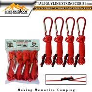 TENDA Flysheet string cordTALI premium elastic guylineTALI 2.5 meters x 4 outdoor camp string tentTA