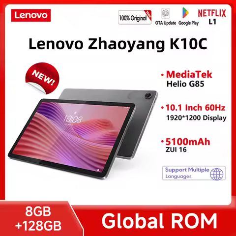 Original Lenovo Zhaoyang K10c Tablet TB311FU Global ROM 8GB 128GB 10.1" 1920*1200 Screen MediaTek He