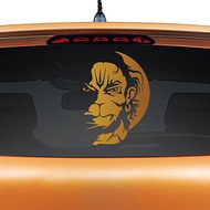 Vayuputhra Hanuman Car Sticker gold Colour Vinyl/ Hanuman Car sticker for window
