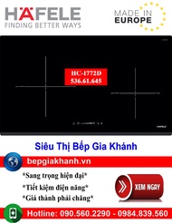 [HCM]Bếp từ đôi Hafele HC-I772D 536.61.645 nhập khẩu Châu Âu bếp từ bếp điện từ bếp từ đôi bếp điện 