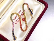 18k金🌈彩虹藍寶石手鏈