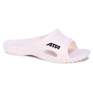 【ATTA】足底均壓 足弓簡約休閒拖鞋-白色