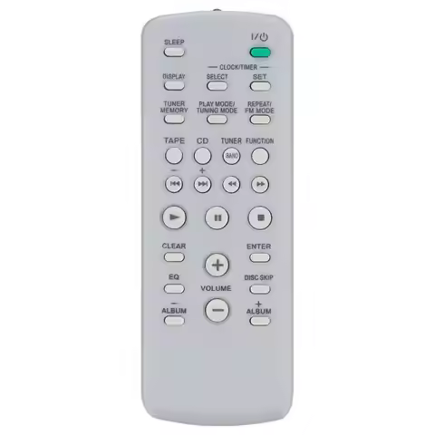 Replacement Remote Control Suitable for RM-SC3 RM-SC30 RM-SC50 RM-SC55 MHC-RG29 MHC-RG490S CMT-EH10 