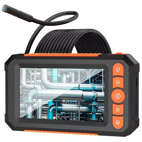 New Launch 1080P HD Industrial Borescope IPS Screen Endoscope Camera 8 LED Lights 2000mAh IP67 Water
