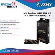 MSI Spatium M461 PCie 4.0 M.2 SSD Read Speed 5000MB/s (2TB)