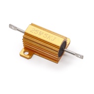 RX24 Gold Aluminum Shell Resistor 10W25/50/100W High Power 0.1/0.22/0.5/4.7/20R/10 Euros