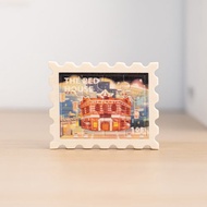 【拼風景磁鐵-繽紛紅樓】台灣紀念品 / 郵票磁鐵 / 12片拼圖