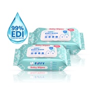 FIFFY EDI PURIFIED WATER BABY WIPES (80s*2/ 80s*12) (98-15-003)