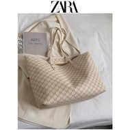 กระเป๋าผู้หญิงใหม่จาก Zara กระเป๋าสตรีระดับไฮเอนด์ 2021 กระเป๋าสะพายไหล่ความจุขนาดใหญ่สำหรับเดินทางท