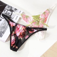 M118 Feminine Fine Lace Elastic Fashion T-back G-string Lingerie