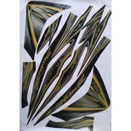 stiker striping yamaha jupiter z tahun 2010 hitam gold