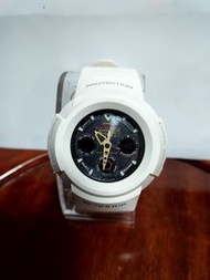 二手 凈錶 G Shock 25週年版  太陽能 AWG-525B白色