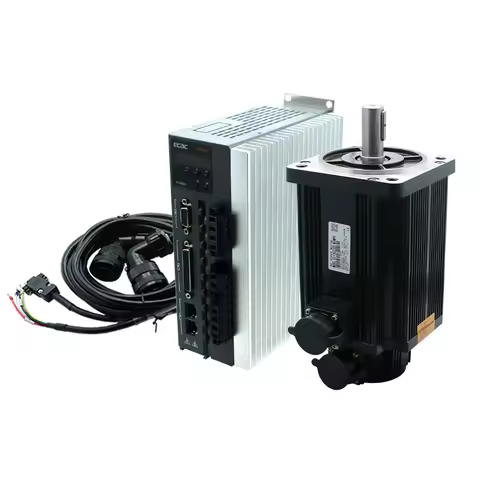 HLTNC 130SG M15015 220V 2.3KW 15Nm 1500Rpm Nema52 AC Servo Motor Kit With XP200 Driver 2500line Enco