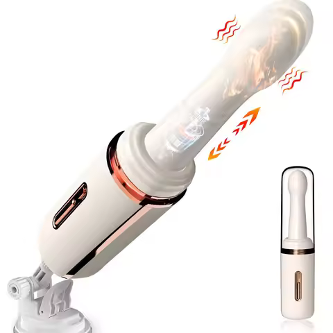Pull and insert dildo vibrator Female G-spot anal dildo machine 7 vibratory thrust modes Intelligent