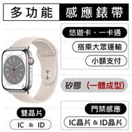 【矽膠運動型錶帶】Apple Watch 悠遊卡錶帶 IC ID 門禁錶帶 蘋果手錶