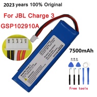 2023 Original Player Speaker Battery 7500mAh For JBL Charge 3 Charge3 GSP102910A CS-JML330SL Li-ion Batteries Bateria Wi
