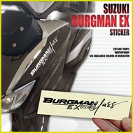 ∽ ∬ ▫ Burgman EX Sticker - Burgman 125 EX Cut out sticker, Waterproof Vinyl Decal for Motorcycle