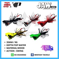 【Meefah Tackle】EXP JAW MINI FROG (35MM/9G) Soft Rubber Jump Frog - Soft Lure Bait Jump Frog Katak