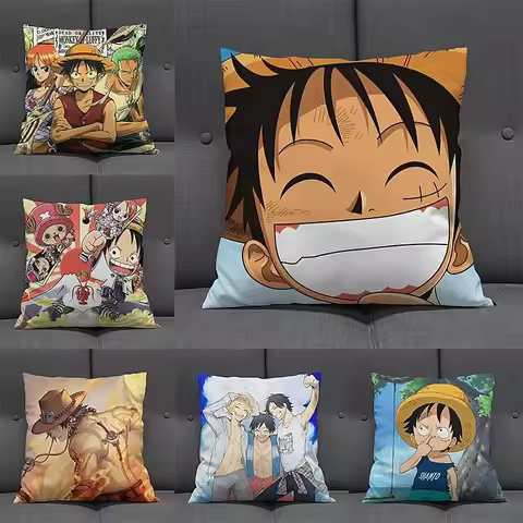 One Piece Series Luffy Zoro Ace Cute Creative Anime Cartoon Pattern Simple Fashion Soft Comfortable 