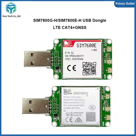 SIMcom SIM7600E-H SIM7600G-H USB Dongle 4G LTE CAT4 Module GNSS breakout kit With antenna SIM7600E-H