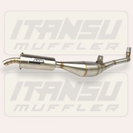 AHM Exhaust Full Stainless Yamaha SS2 SSTWO Y100 Y110 Sport100 Standard Racing Exhaust