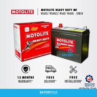 [ Installation Provided ] NS60S | NS60LS | NS60 | NS60L 50B24 Motolite Heavy Duty MF Car Battery For
