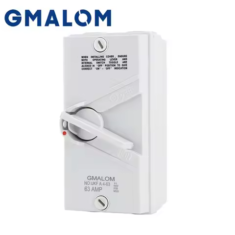 IP66 1P 2P 3P 4Pole 20A 35A 63Amp Weatherproof Isolating Switch Outdoor Switch Knob Swicth Toggle Sw