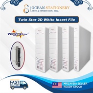 Twin Star A4 2D White Insert File File Folder A4 File Folder